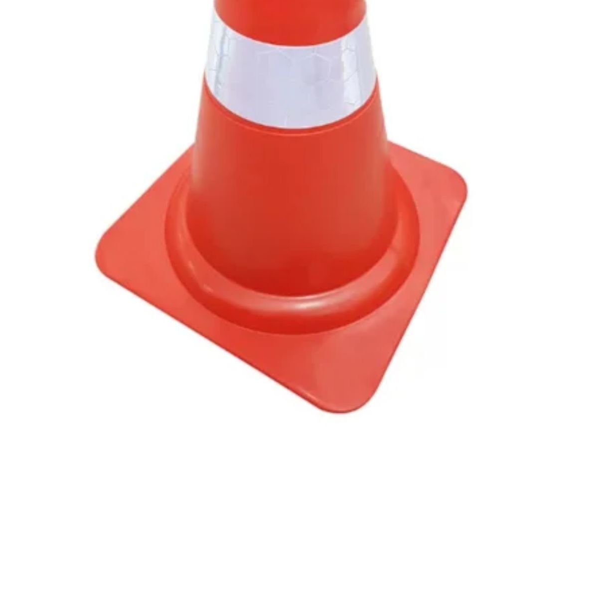 cone flexivel de 50 cm laranja plastcor